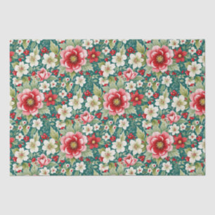 Christmas Country Garden Tissue Paper