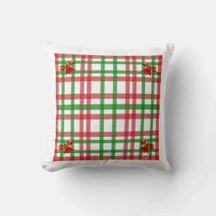 Christmas Country Plaid Pillow