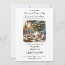 Christmas Country Tea Party