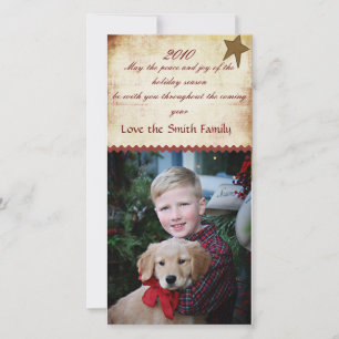 Christmas County  Photocard Holiday Card