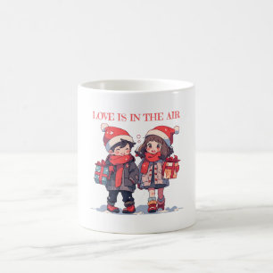 Christmas couple - Love is in the air Coffee Mug