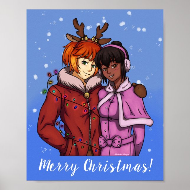 Christmas Couple Poster (Front)