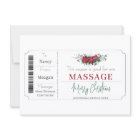 Christmas Coupon Gift Certificate Template 