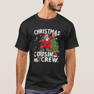 Christmas Cousin Crew 2020 - Santa Wearing Mask T-Shirt