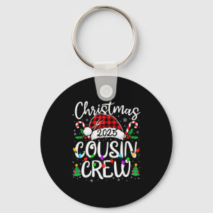 Christmas Cousin Crew 2025 Family Matching Xmas Pa Keychain