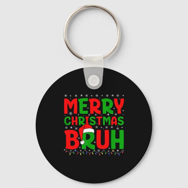 Christmas Cousin Crew 2025 Matching Xmas Family Pa Keychain (Front)