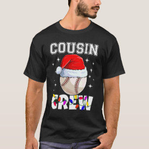 Christmas Cousin Crew Baseball Ball Pajamas Family T-Shirt