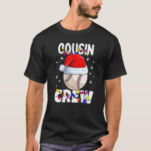 Christmas Cousin Crew Baseball Pyjamas Family Xmas T-Shirt
