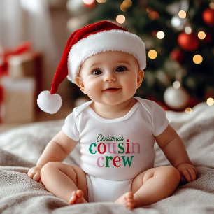 Christmas Cousin Crew Matching Family Baby Bodysuit
