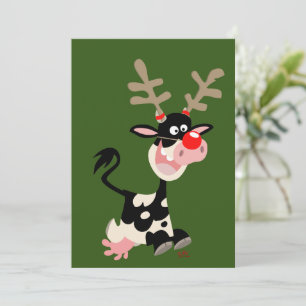 Christmas Cow or Reindeer? Greeting Card