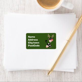 Christmas Cow or Reindeer? Return Label
