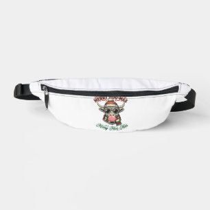 Christmas Cow Shirt Cute Highland Holiday Pun Desi Fanny Pack