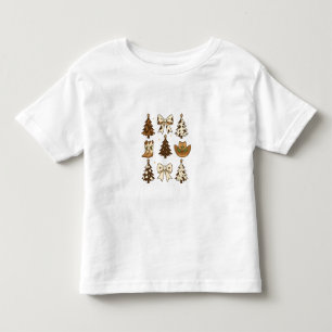 Christmas Cowboy Boots Western Santa Xmas Toddler T-shirt