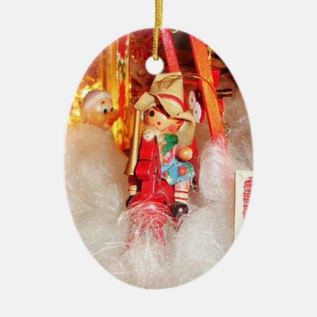 Christmas Cowboy Ornament (Front)