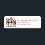 Christmas Cows Return Address Labels<br><div class="desc">Christmas Cows Return Address Labels</div>