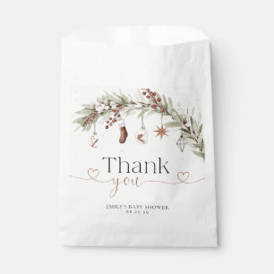 Christmas Cozy Baby Shower Favour Bag