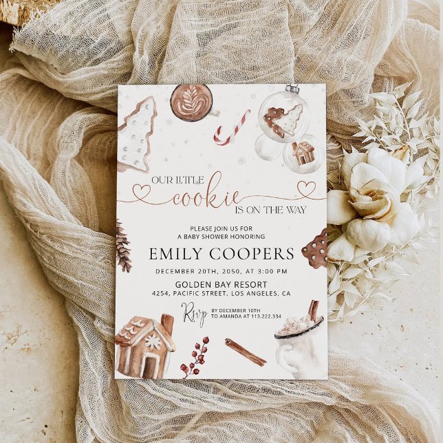 Christmas Cozy Baby Shower Invitation (Creator Uploaded)