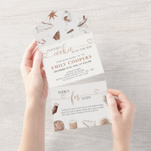Christmas Cozy Books for baby All in one invite