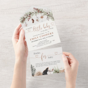 Christmas Cozy Books for baby All in one invite
