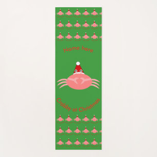 Christmas Crab Custom Yoga Mat