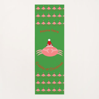 Christmas Crab Custom Yoga Mat