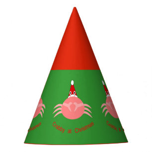 Christmas Crab Party Hat