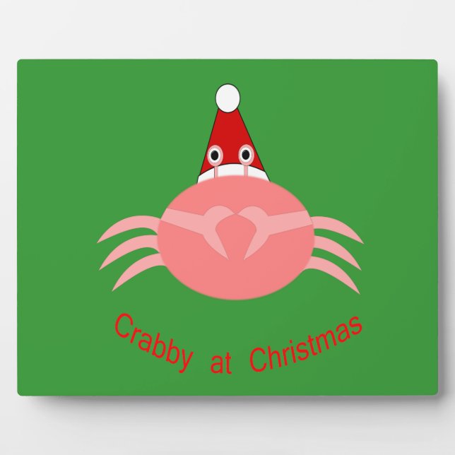 Christmas Crab Plaque (Front)