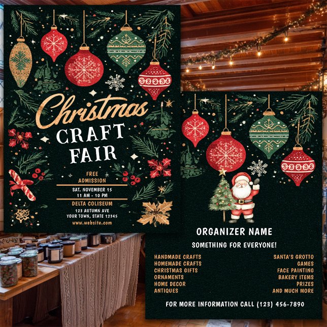Christmas Craft Fair Flyer (Creator Uploaded)