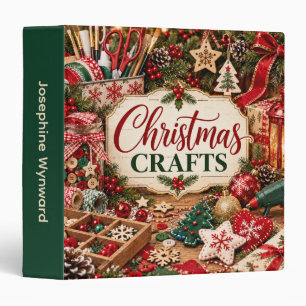 Christmas Crafts Organizer Binder