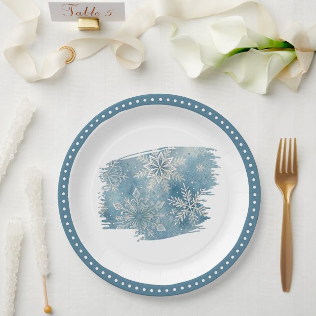 Christmas Crafts Party Paper Plate (Wedding)