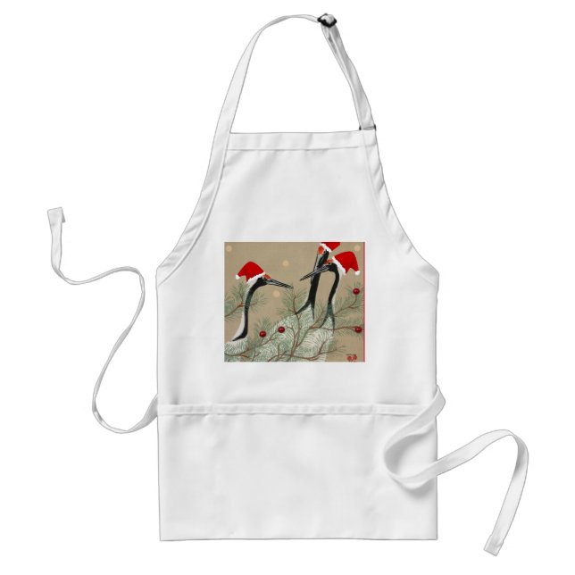Christmas Cranes      Standard Apron (Front)