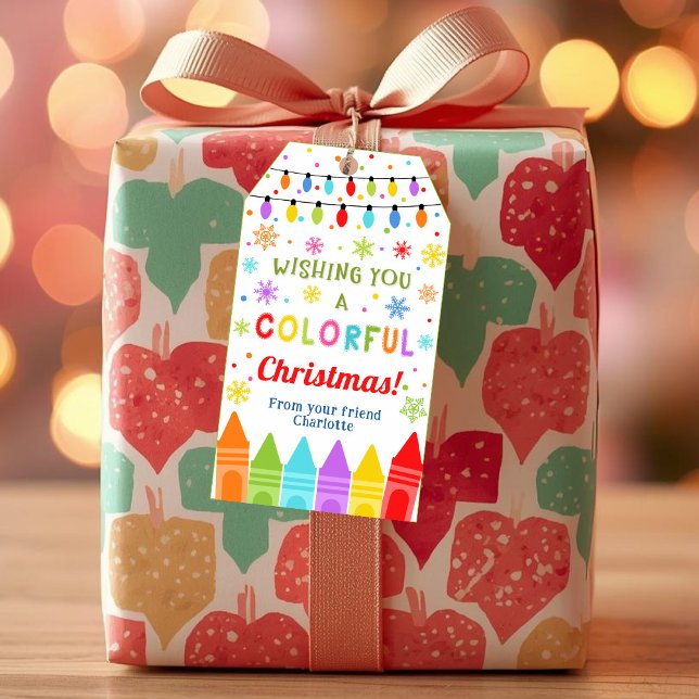 Christmas Crayon Gift Tags | Cute Classroom Favour (Creator Uploaded)