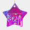 Christmas Creche in Miami Purple Blue