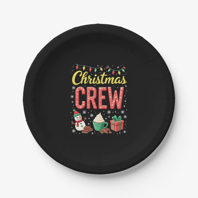 Christmas Crew (1) Paper Plate (Front)