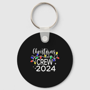 Christmas Crew 2024 Family Christmas Pajamas Xmas Keychain
