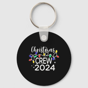 Christmas Crew 2024 Family Christmas Pyjamas Xmas Keychain