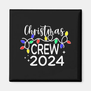Christmas Crew 2024 Family Christmas Pyjamas Xmas  Magnet