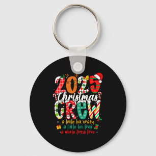 Christmas Crew 2025 Family Christmas Xmas Pajamas Keychain
