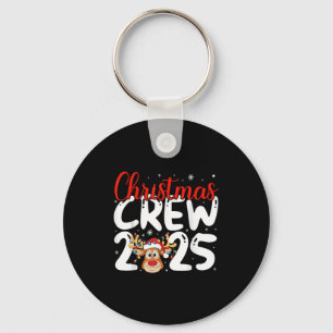 Christmas Crew 2025 Family Christmas Xmas Pajamas Keychain
