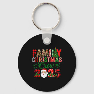 Christmas Crew 2025 Family Matching Outfit Xmas Pa Keychain