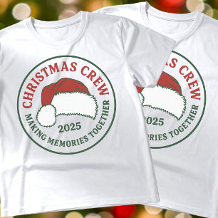 Christmas Crew 2025 Family Xmas Holiday Memories  T-Shirt