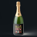 Christmas Crew (2) Sparkling Wine Label<br><div class="desc">Christmas Crew (2)</div>