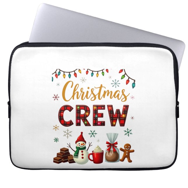 Christmas Crew (3) Laptop Sleeve (Front)