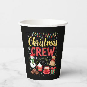 Christmas Crew (3) Paper Cups