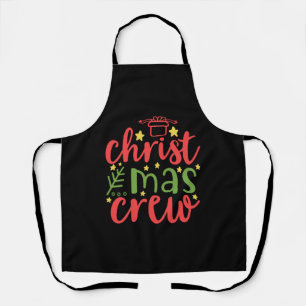 Christmas crew apron