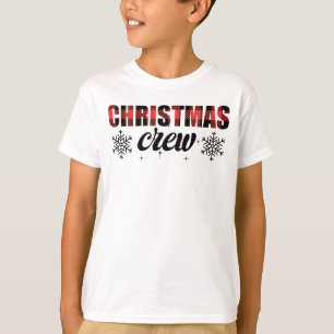 Christmas Crew Buffalo Plaid T-Shirt