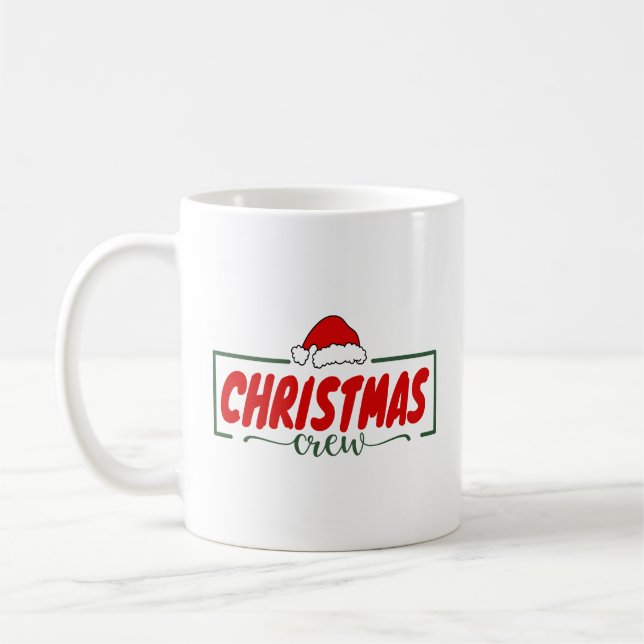 Christmas Crew Coffee Mug (Left)