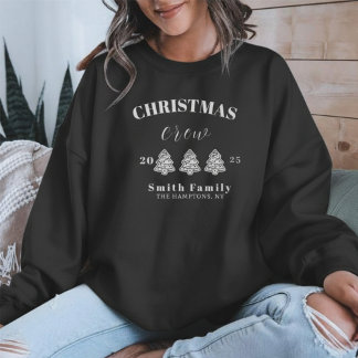 Christmas Crew Custom Family Personalized Gingerbr Sweatshirt