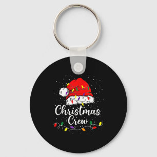 Christmas Crew Family Group Matching Christmas Paj Keychain