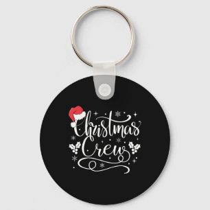 Christmas Crew Family Group Matching Christmas Paj Keychain